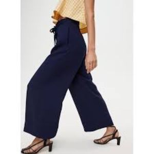 Aritzia Wilfred High-Rise Culotte, SKY CAPTAIN, 4